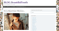 Desktop Screenshot of blog.beautifulyouth.com